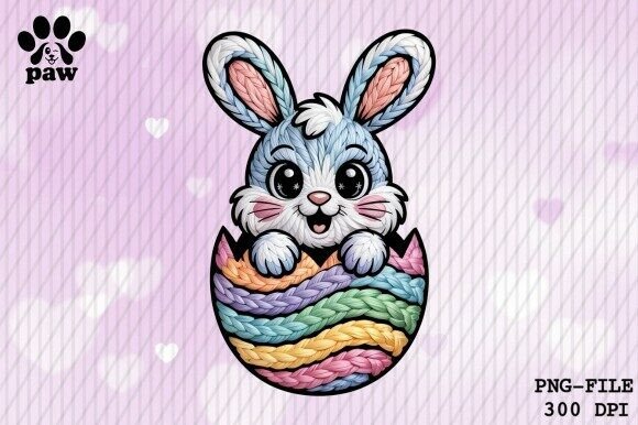 Download Latch Hook Crochet Bunny PNG, Faux Yarn - Premium Resources