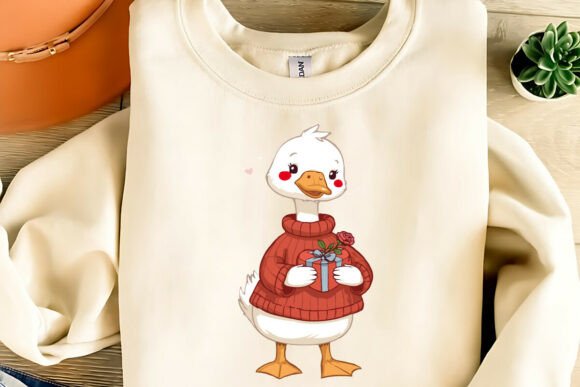 Download Cute Valentine Goose Clipart PNG,SVG,EPS - Valentine goose clipart Collection