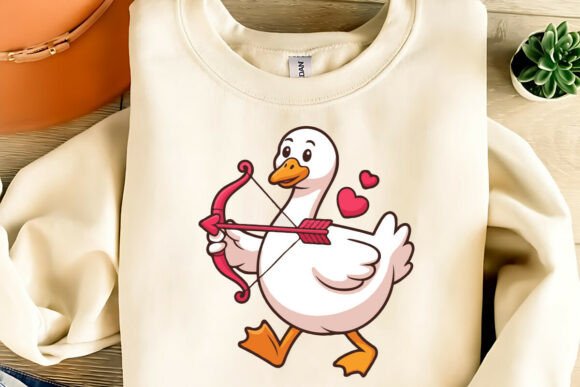 Download Cute Valentine Goose Clipart PNG,SVG,EPS - Valentine goose clipart Collection