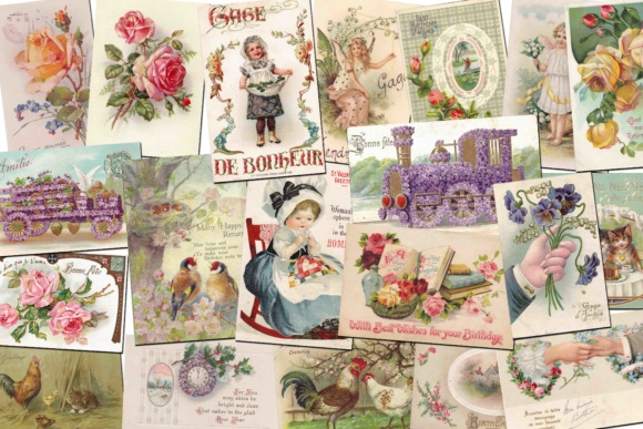 Download Vintage Greeting Cards - Vintage greeting cards Collection